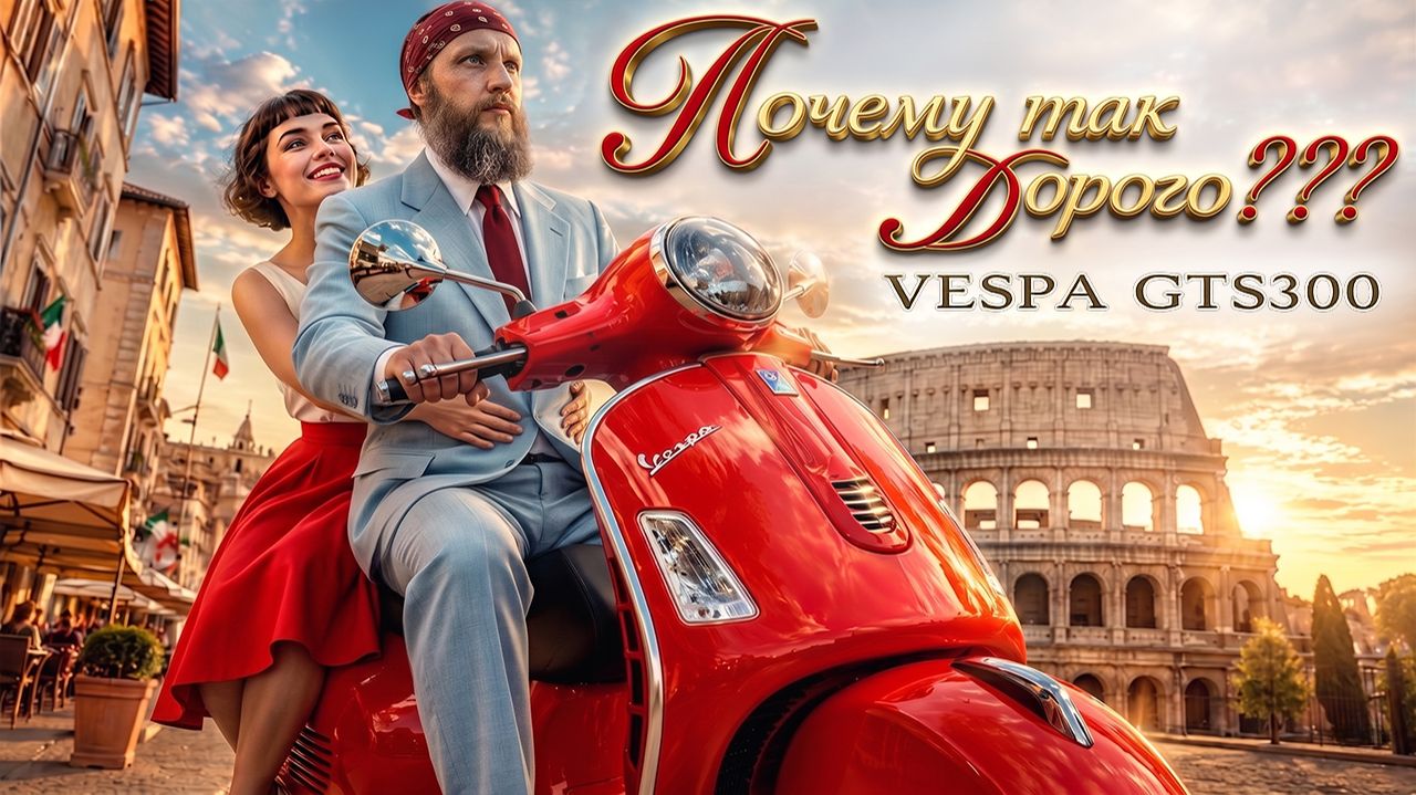 VESPA GTS300 Тест от Кости:RoadEmotional