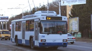 Поездка на троллейбусе БТЗ-52764Р (№210) по маршруту №7