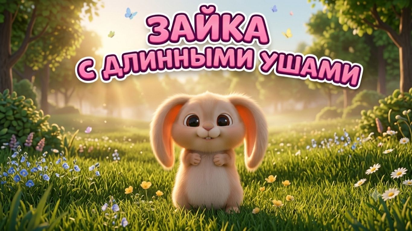 Зайка с длинными ушами | Развивающая детская песенка