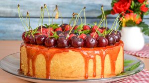 🍮 Чизкейк из творожного теста с вишней / Рецепт нежного десерта к кофе или на праздничный стол