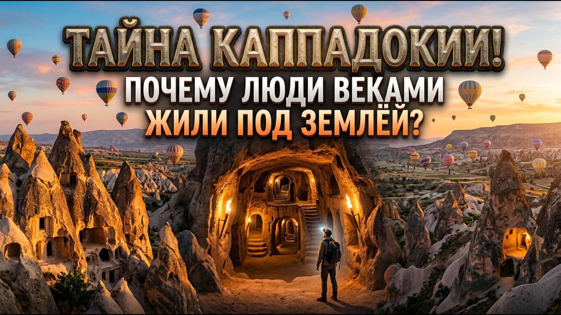 ТАЙНА КАППАДОКИИ! Почему люди веками жили под землёй?