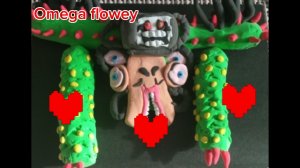 Омега Флауи Undertale из воздушного пластилина