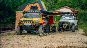 Кемпинг на Toyota Tacoma и Toyota Hilux.