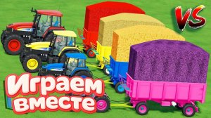 МУЛЬТИКИ ПРО РАЗНОЦВЕТНЫЕ МАШИНКИ И ТРАКТОРЫ ДЛЯ ДЕТЕЙ 🚜 ГОНКИ ТРАКТОРОВ ДЛЯ ДЕТЕЙ часть 22 🚜🏁