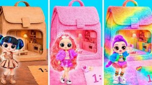 Картон, Пух и Радуга! Huntrix в школе! DIY с LaLiLu