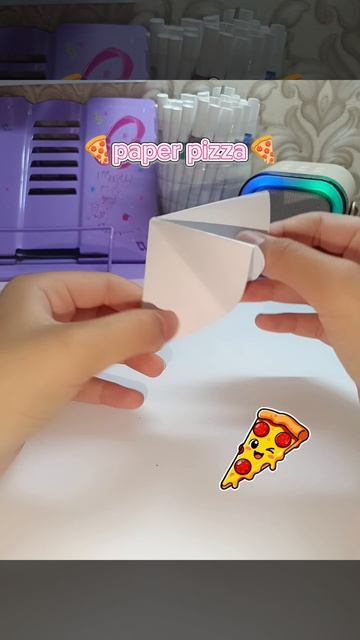 бумажная пицца (paper pizza)🍕 
#бумажнаяпицца #бумага #поделки