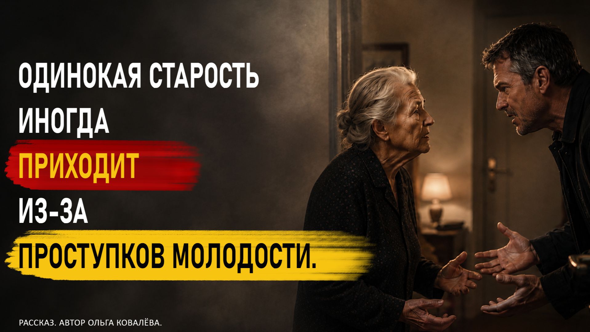 ОДИНОКАЯ СТАРОСТЬ ИНОГДА ПРИХОДИТ ИЗ-ЗА ПРОСТУПКОВ МОЛОДОСТИ