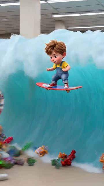 Баба Лена устраивает волну из игрушек в магазине 🧸🌊 Песня «Луми — Баба Лена»