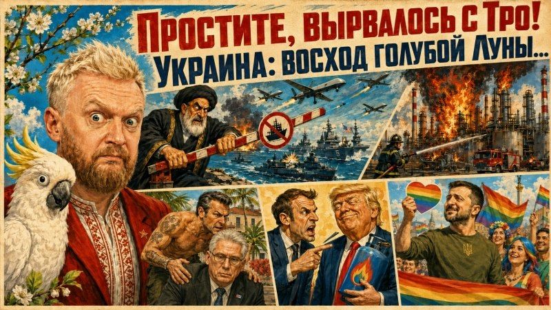 "Простите, вырвалось!" №437 | Про перекрытый Ормуз и боевые столкновения США и Ирана, обиды Макрона
