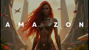 Dark Cyberpunk Techno Music Futuristic Amazon Queen