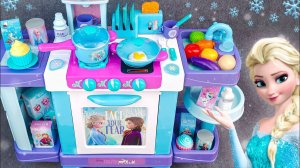 Игровой набор «Кухня Эльзы». Коллекция игрушек! Распаковка и Обзор ярких игрушек! Мультики для детей