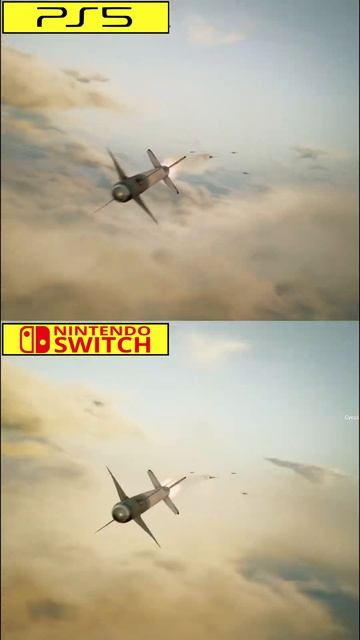 Ace Combat 7 Skies Unknown: сравнение графики на Nintendo Switch и PS5 смотреть онлайн