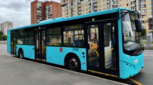 Автобус 124 Вест-Сервис. Станция метро Девяткино - Хасанская улица
