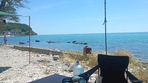 Приехали на чёрное море на Газели на пляж.