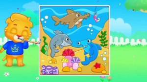 Детский развивающий мультфильм, пазлы, головоломка