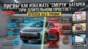 Лисян - как избежать смерти батареи при длительном простое