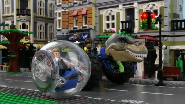 Экспериментальный автобус из LEGO