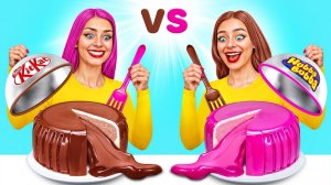 Жевательная Резинка vs Шоколадная Еда Челлендж