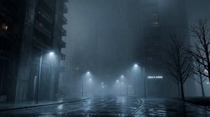 1 Hour Dark Ambient ｜ Rainy City Streets at Night