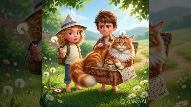рыжий кот Персик мэйн-Кун mp4