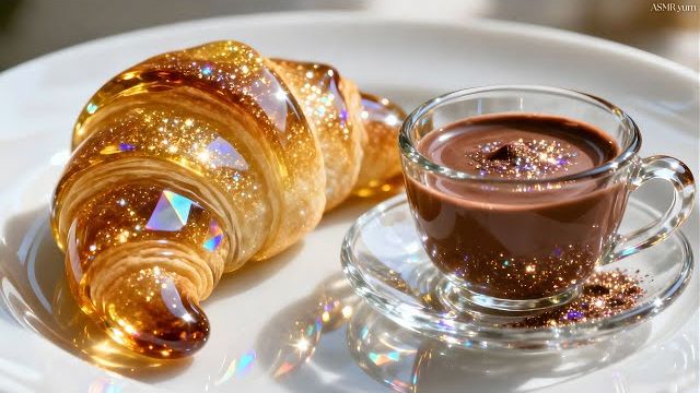 France’s Famous Croissant and Hot Chocolate… But Made of GLASS?! 🇫🇷🥐 смотреть онлайн