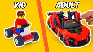 LEGO-строитель МАЛЫШ против ВЗРОСЛЫХ...