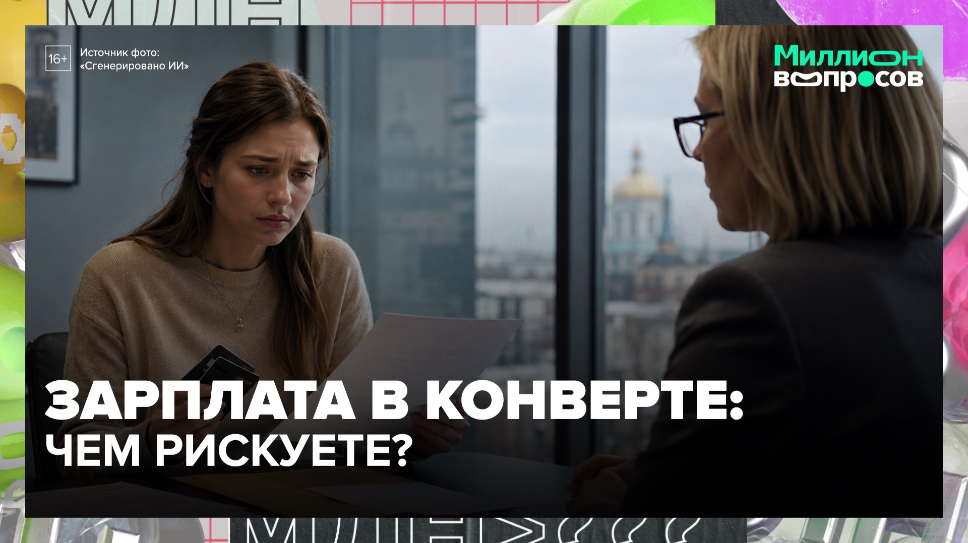 Чем опасна зарплата «в конверте» и как защитить свои права? | Миллион вопросов — Москва 24 смотреть онлайн
