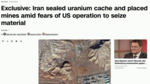 ‼️🇮🇷🇺🇸 Иран забаррикадировал и заминировал входы в туннели, где хранятся запасы урана, готовясь