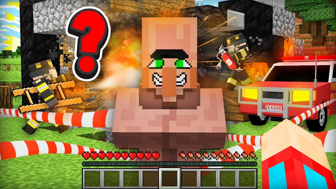 ЗРЯ Я ПОПРОСИЛ ЖИТЕЛЯ ПРИСМОТРЕТЬ ЗА МОИМ ДОМОМ В МАЙНКРАФТ | Компот Minecraft смотреть онлайн