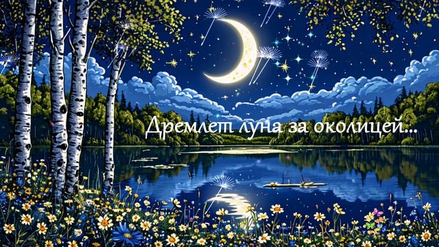 Дремлет луна за околицей... ВИДЕО  ПЕСНЯ В ДУШУ