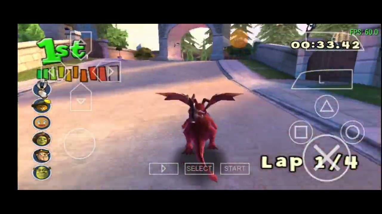 Shrek Smash n' Crash Racing tournament speedrun in 37:56.24
