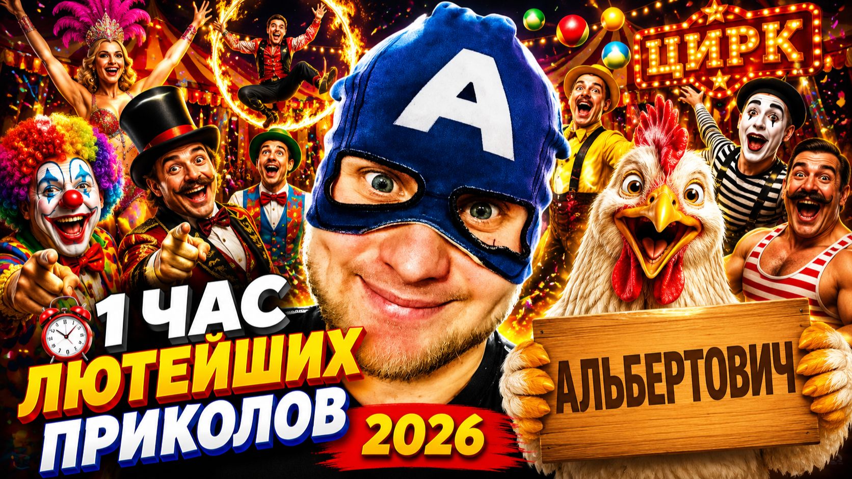 🔥😂 1 ЧАС НЕРЕАЛЬНО ЛЮТЫХ ВИДЕО ПРИКОЛОВ 2026 🔥🤣 РЖАЧ, ЛУЧШИЕ СКЕТЧИ, ЮМОР 🤯 НАТУРАЛ АЛЬБЕРТОВИЧ
