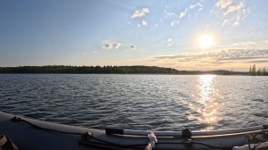 На рыбалке за плотвой.