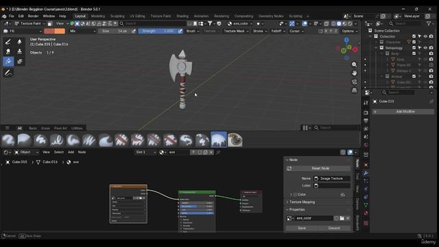 4 - Modeling - Axe