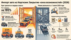 Импорт авто из Киргизии в Россию 2026