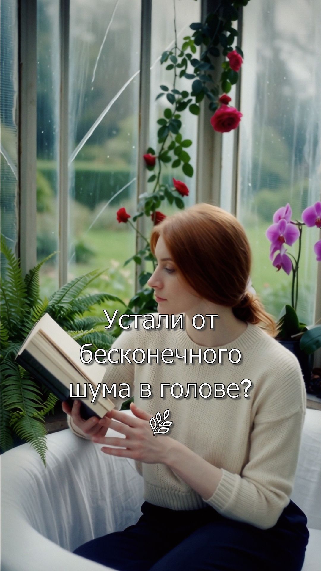 Уютный зеленый оазис под стук дождя 🌿🌧️ #Shorts #Эмбиент #Velum