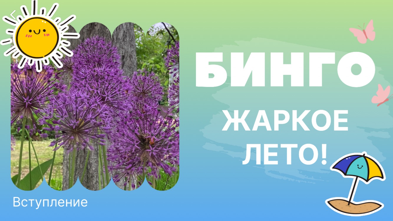 Бинго! Жаркое лето! (Вступление)