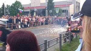Летающие мотоциклы. Байкеры «Ночные волки». Петрозаводск 12 июня 2026.