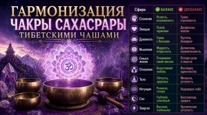 Сахасрара - гармонизация 7 чакры | Единство с Вселенной.