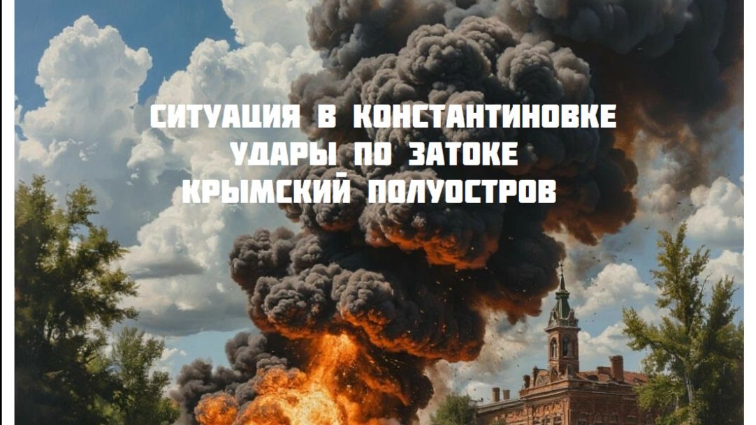 Новости СВО Сегодня-Ситуация в Константиновке Удары по Затоке  Крымский полуострове