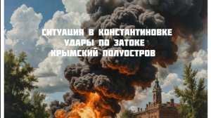 Новости СВО Сегодня-Ситуация в Константиновке Удары по Затоке  Крымский полуострове