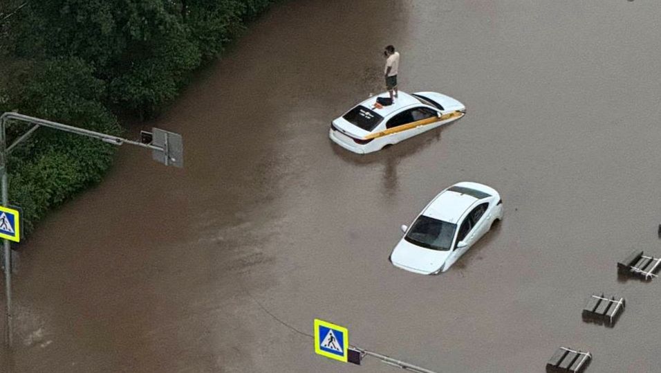 Мощный ливень в Москве, 13 июня 2026