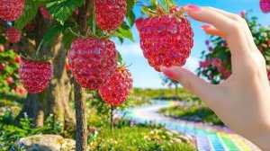 СТЕКЛЯННАЯ МАЛИНА ХРУСТИТ ТАК, ЧТО ТЫ ЗАПЛАЧЕШЬ 🍓 (AI ASMR)