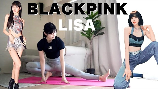 Hinafit-BLACKPINKリサがやってる！🩷全身ストレッチですっきり痩せ！お風呂上がりや筋トレ後にも🖤【ダイエット】