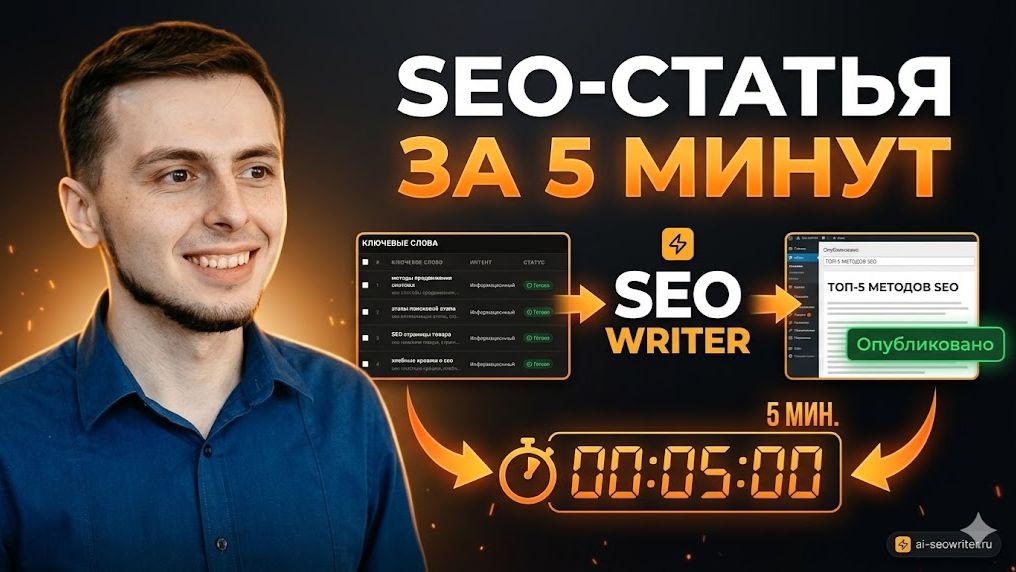 Автогенерация + автопубликация SEO-статьи в WordPress за 5 минут | SEO Writer смотреть онлайн