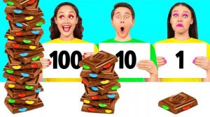 100 Слоев Еды Челлендж | Съедобная Битва