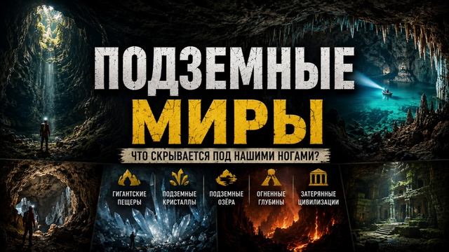 Подземные миры — что скрывается под землёй