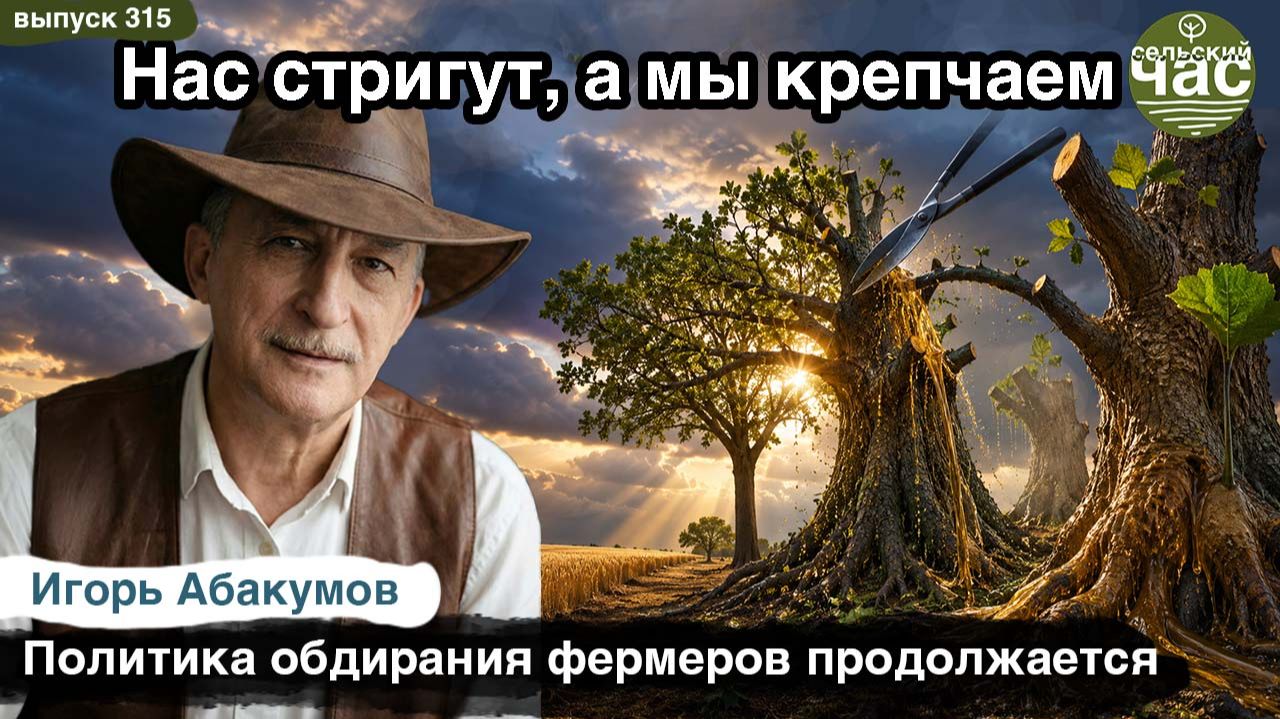 Нас стригут, а мы крепчаем. Сельский час #315 (Игорь Абакумов)
