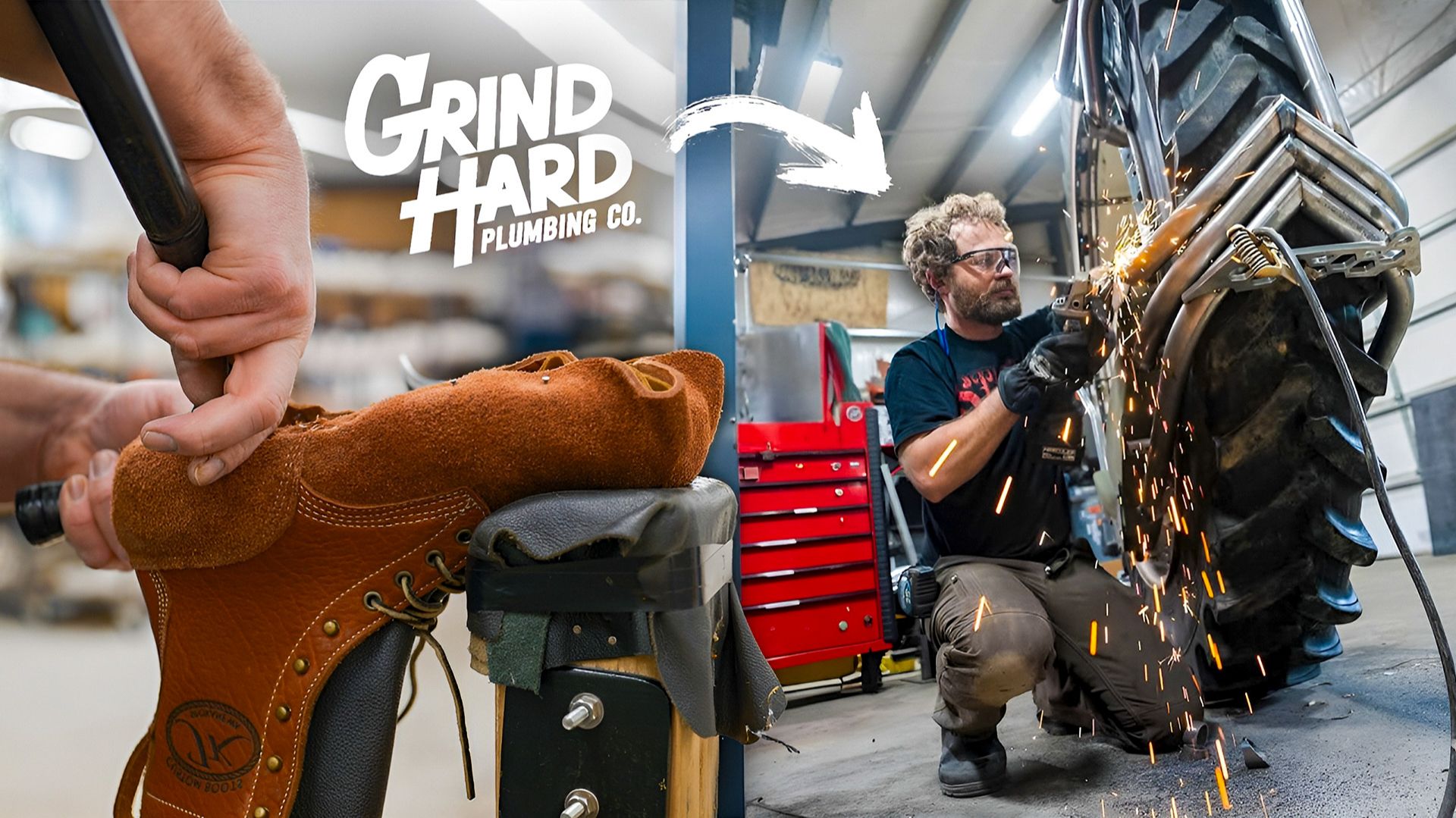 Building Bison Boots For 'Grind Hard Plumbing CO' смотреть онлайн