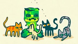 крипер с котами